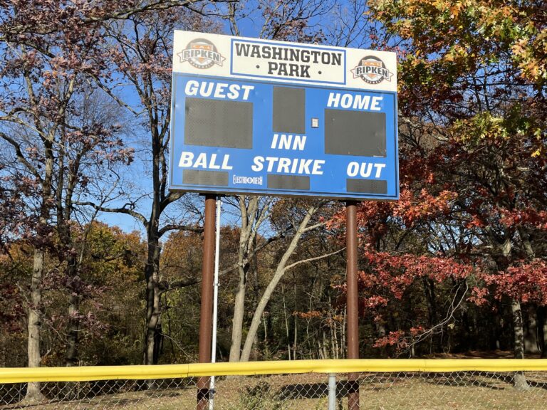 Roger Williams Park Tim O'Neil Field features Scoreboard on Field 1