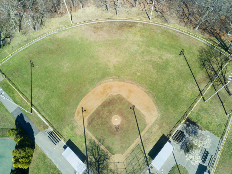 Roger Williams Park Tim O'Neil Field 2 aerial photo from Spring 2021