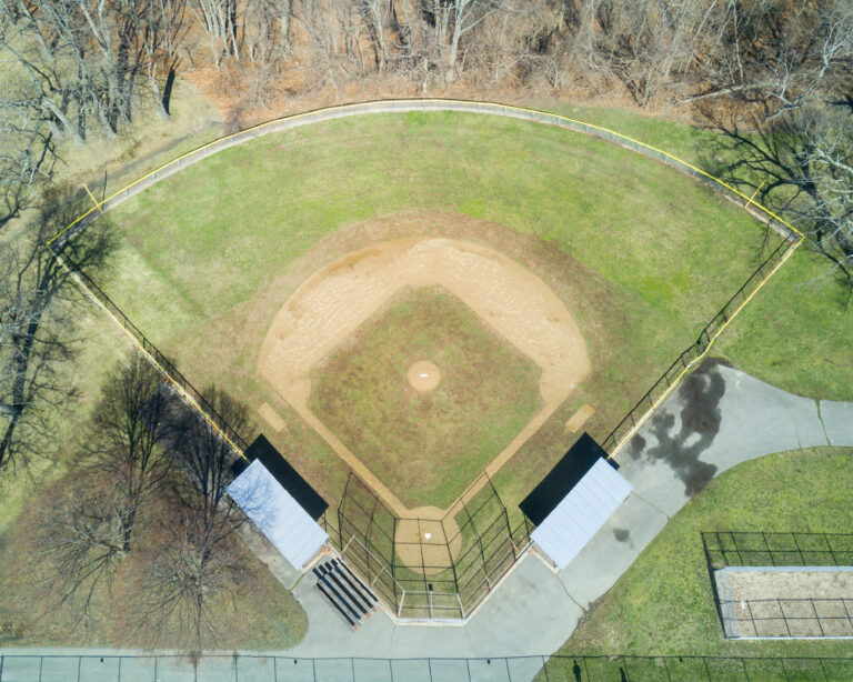 Roger Williams Park Tim O'Neil Field 3 aerial photo from Spring 2021