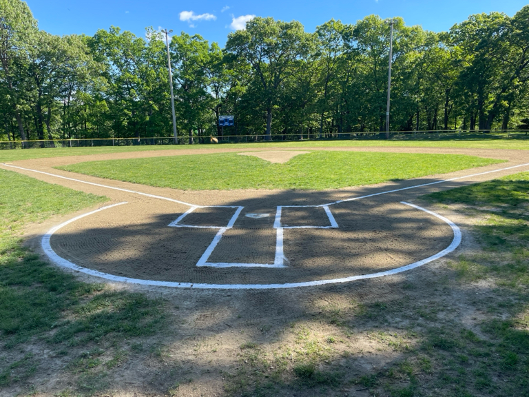 Roger Williams Park Tim O'Neil Field 1 lined for opening day spring 2025