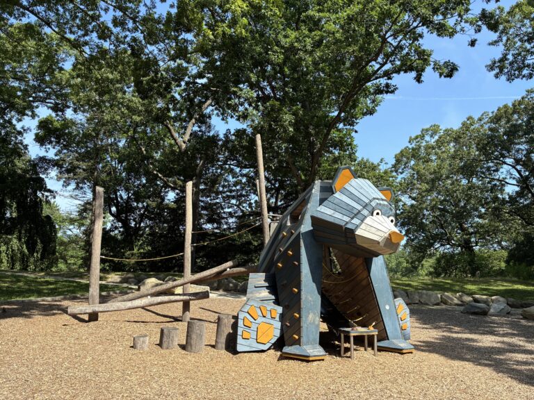 Roger Williams Park Bear Ground play sculpture